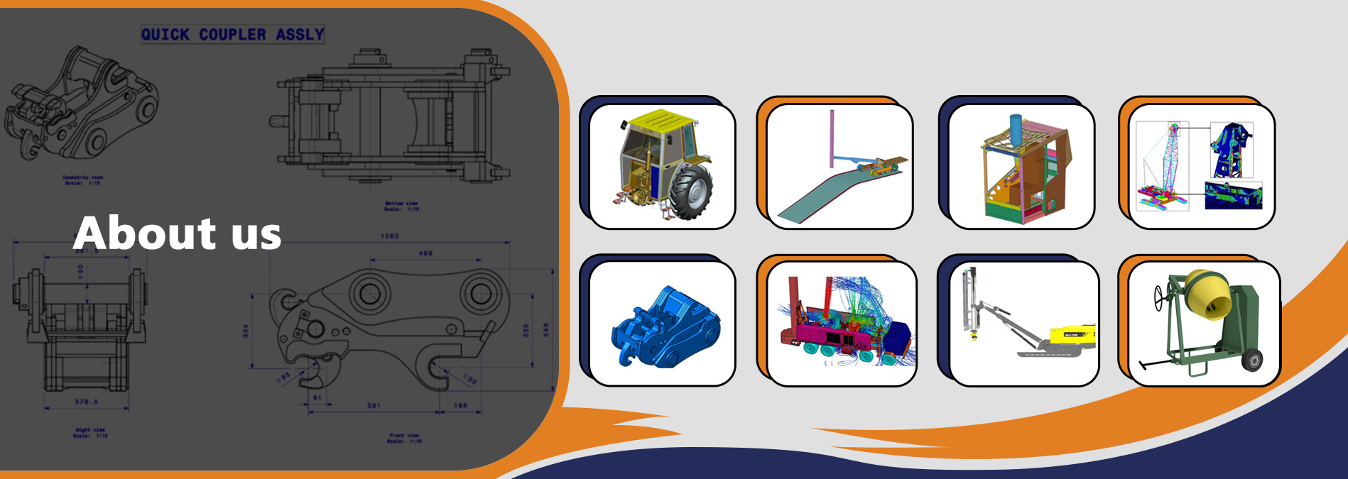 Architectural and civil engineering banner